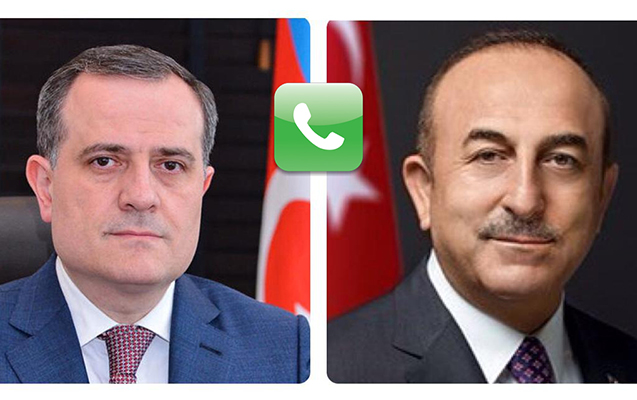 Azərbaycan və Türkiyə XİN rəhbərlərinin telefon danışığı olub