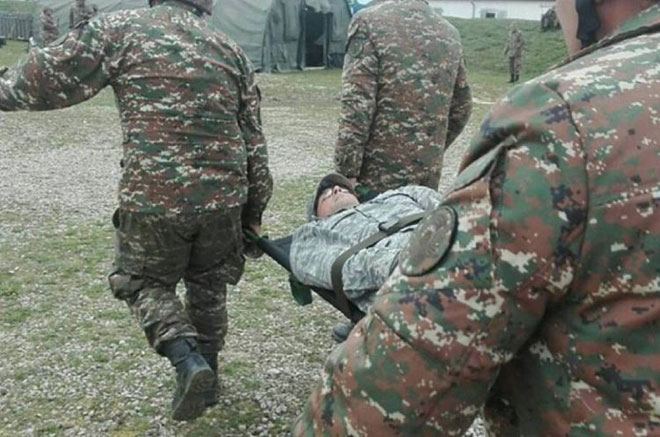 Rusiyalı jurnalistdən ermənilərin itkisi ilə bağlı FOTO