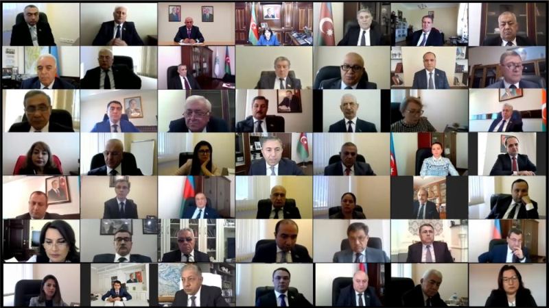 Prezident Administrasiyası ilə Milli Məclisin deputatları arasında görüş - FOTO