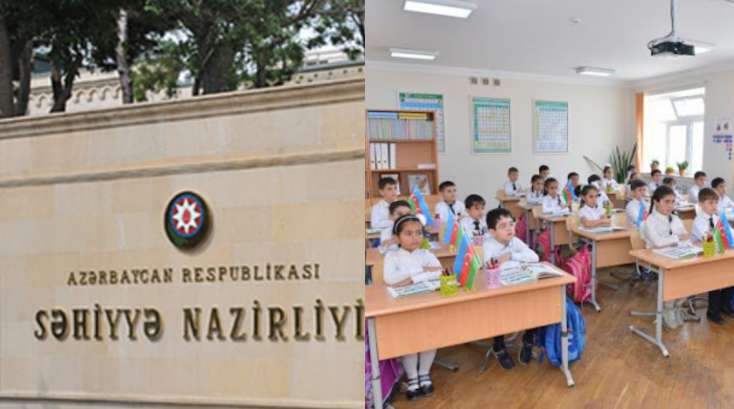 Səhiyyə Nazirliyi Bakı məktəblərində monitorinq keçirdi