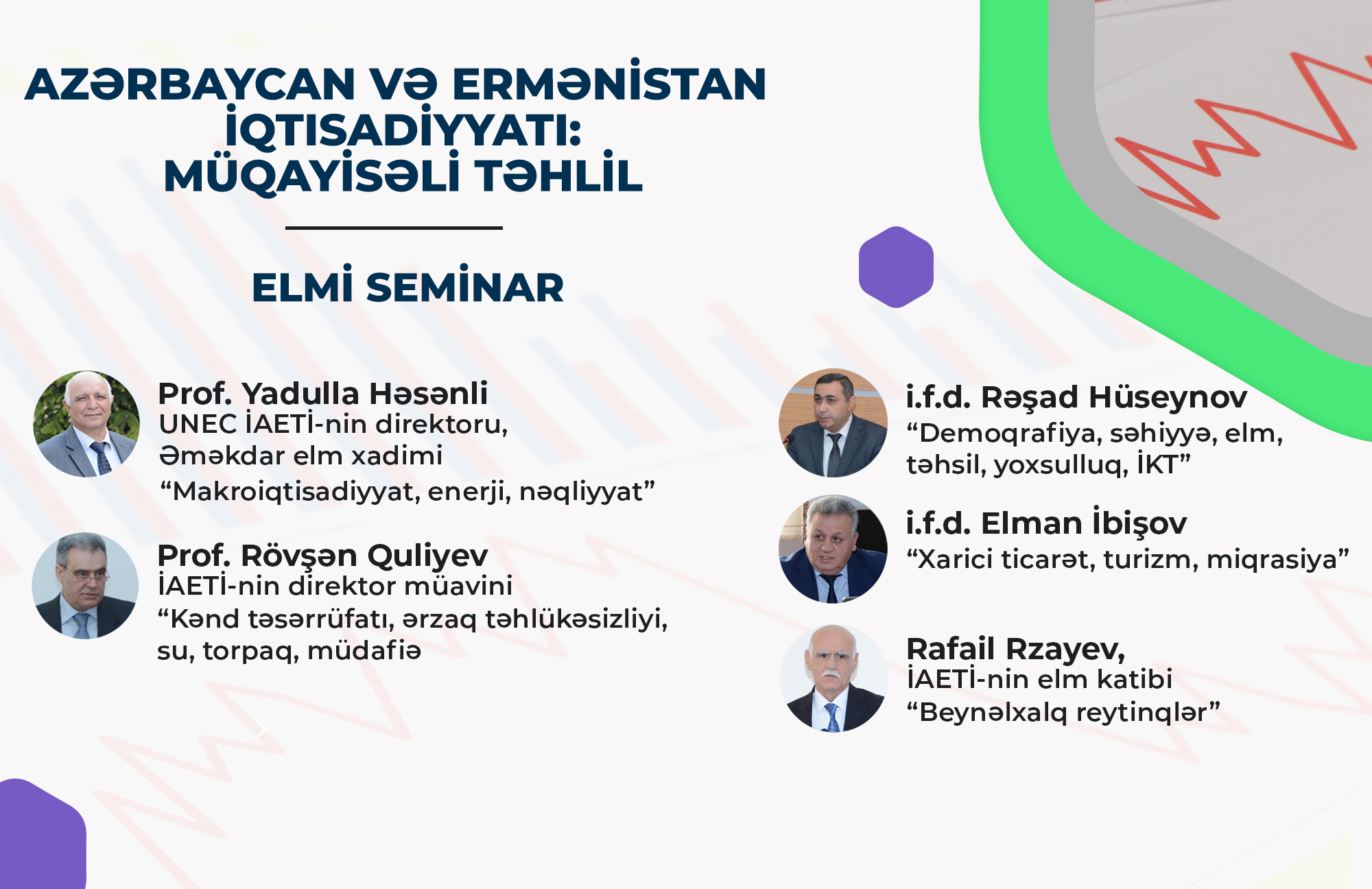 UNEC-də “Azərbaycan və Ermənistan iqtisadiyyatı: Müqayisəli təhlil” mövzusunda elmi seminar keçiriləcək  