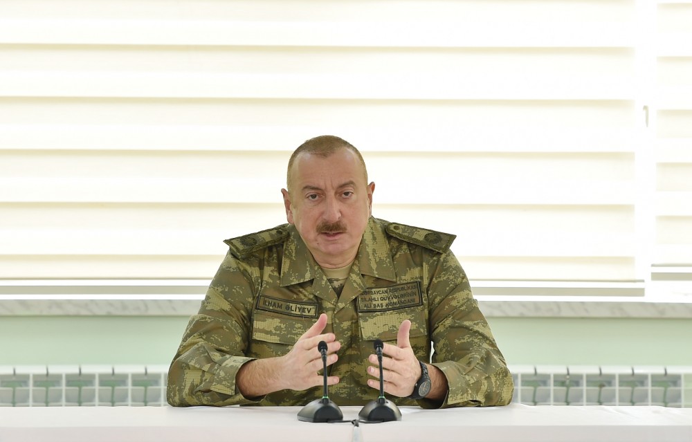 Prezident: “Strateji yüksəkliklər bizim nəzarətimizdədir”