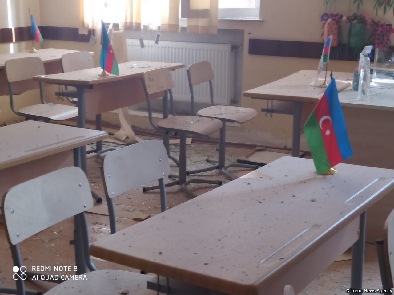 Ermənilər Tərtəri atəşə tutdu - orta məktəb dağıldı