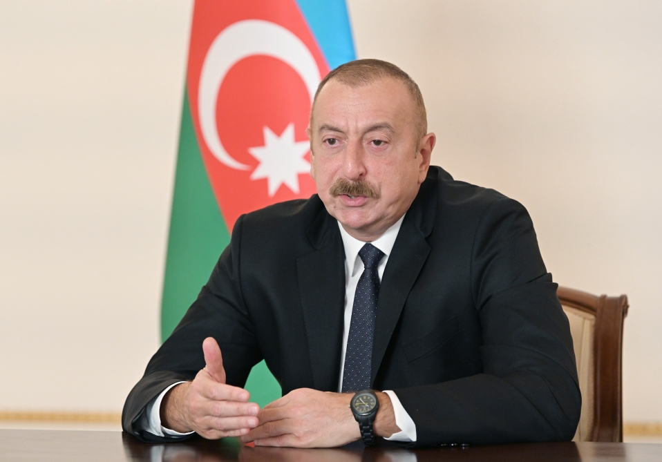 Prezident İtaliyanın Rai-1 telekanalına müsahibə verib