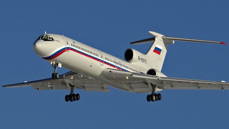 Rusiya Tu-154 təyyarəsi ilə vidalaşır - Sonuncu reys
