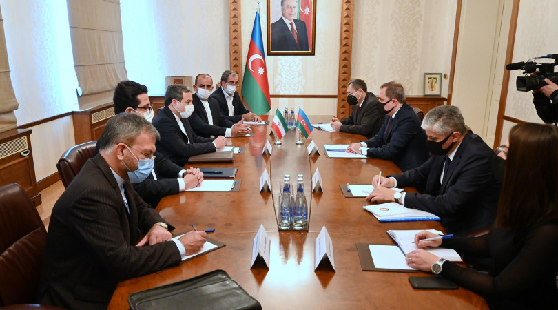 Ceyhun Bayramov İran prezidentinin xüsusi elçisi ilə görüşüb