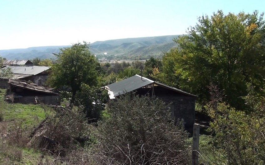 Qubadlının azad olunan Qiyaslı və Sarıyataq kəndindən VİDEO