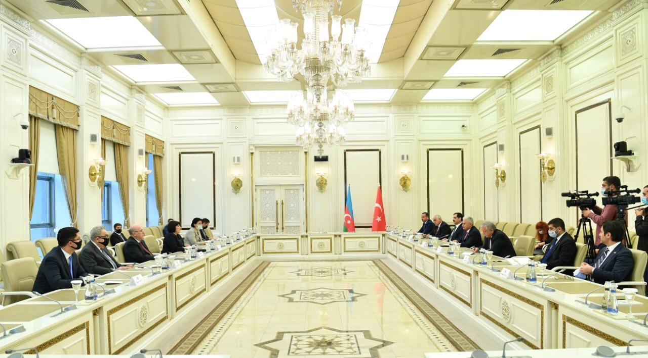 Sahibə Qafarova Binali Yıldırımla görüşüb - FOTO