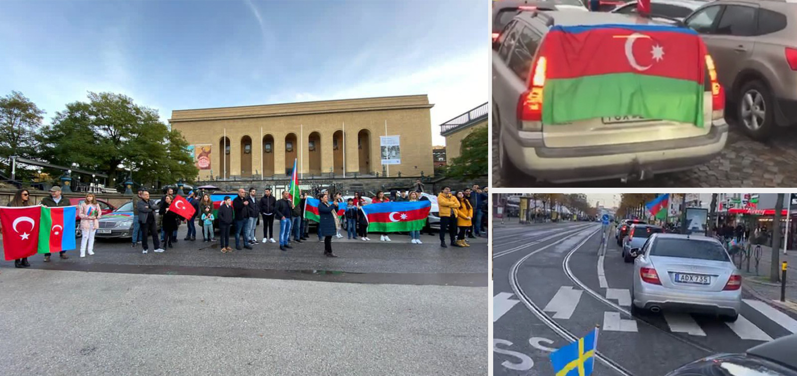 Stokholm və Yöteborqda Azərbaycana dəstək məqsədilə avtoyürüş keçirilib