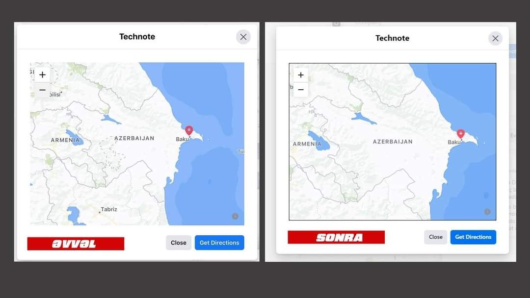 “Facebook” Azərbaycanla bağlı səhvini düzəltdi - FOTO