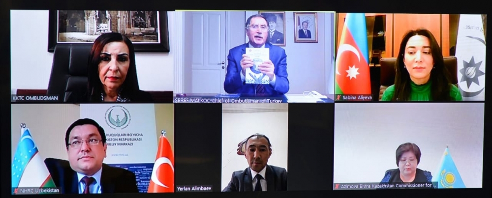 Türkdilli ölkələrin ombudsmanları onlayn toplaşdı