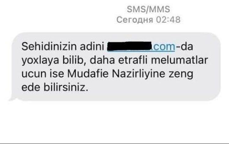 Nazirlikdən XƏBƏRDARLIQ - düşmən saxta şəhid siyahısı hazırlayır