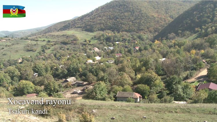 Xocavəndin işğaldan azad olunmuş Tsakuri kəndinin görüntüsü – VİDEO