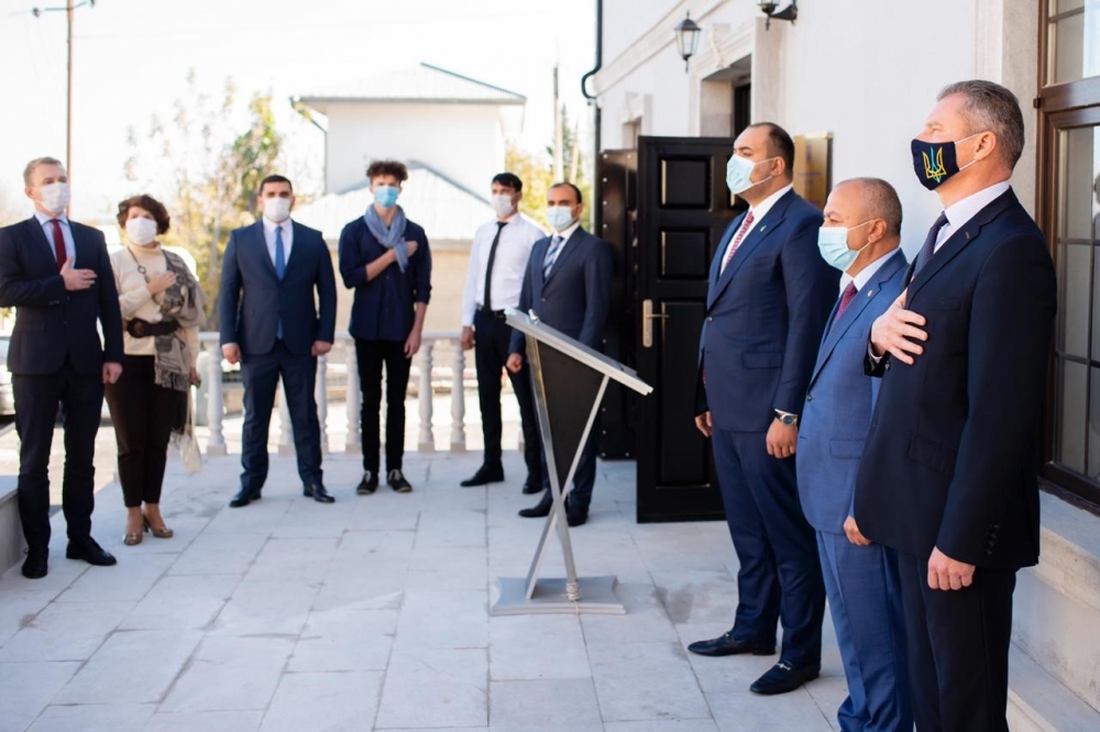 Şamaxıda Ukraynanın Fəxri konsulluğu açıldı