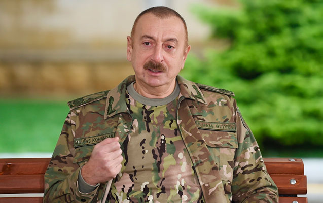 İlham Əliyev: “Düşməni beynəlxalq məhkəmələrə verəcəyik”