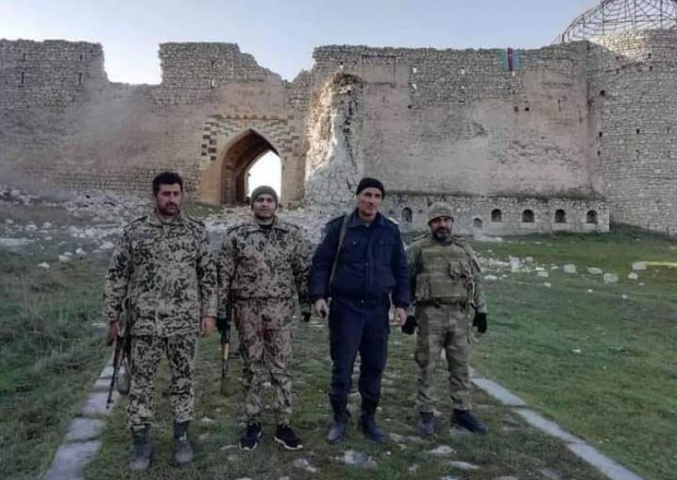 Polis əməkdaşları Şuşa Qalasında - 28 il sonra