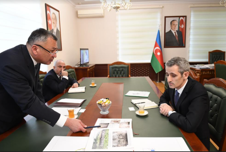 Rövşən Rzayev Fransanın ölkəmizdəki səfirini qəbul edib - FOTO