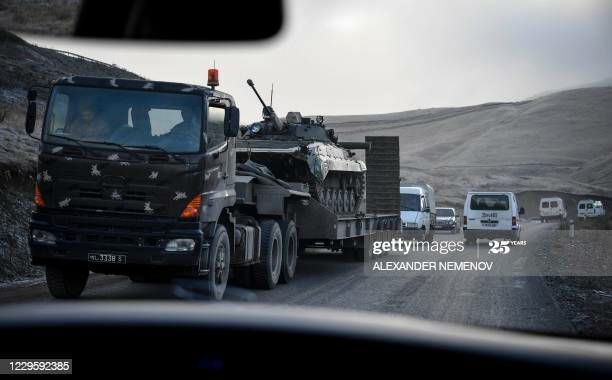 Ermənistan ordusu Kəlbəcərdən çıxır – FOTOLAR