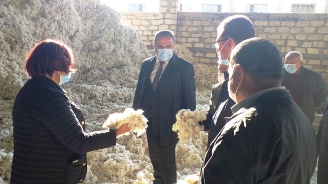 Məhərrəm Quliyev pambıq emalı zavodunda olub - FOTO