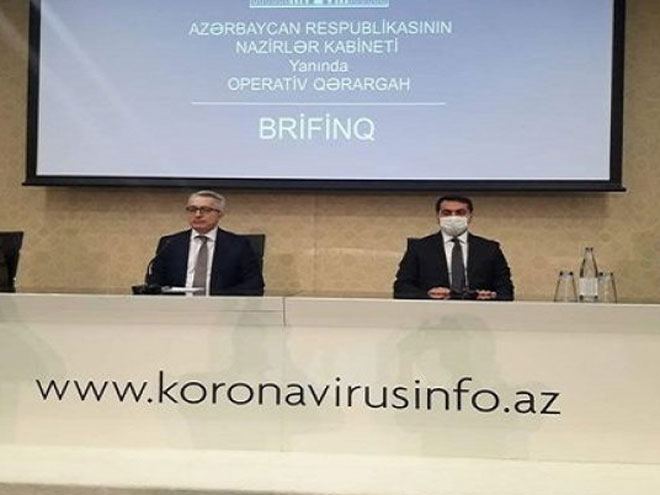 Prezidentin köməkçisi və İbrahim Məmmədov brifinq keçirir - CANLI