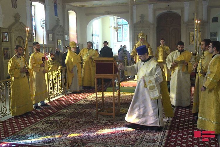Bakıdakı Rus Pravoslav Kilsəsində “Qələbəyə görə Allaha təşəkkür mestası”