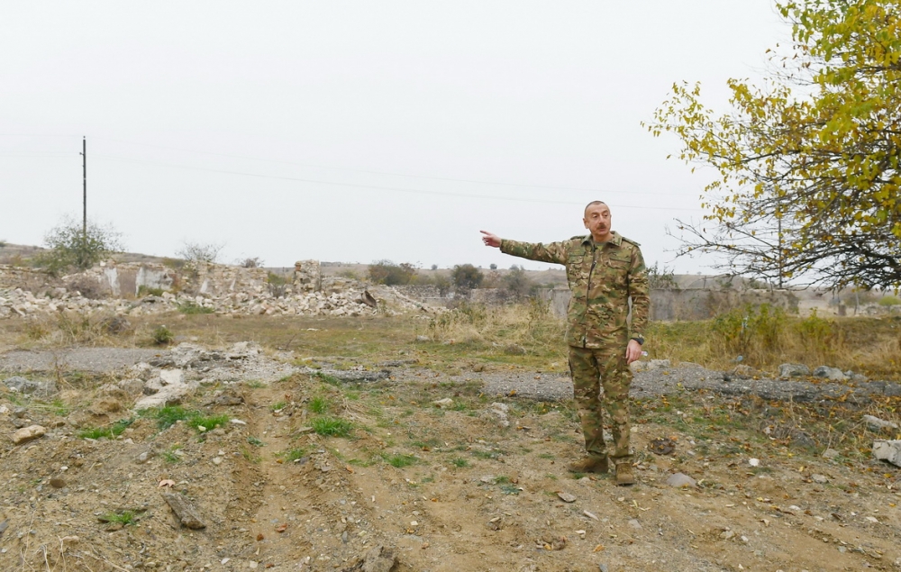 Ali Baş Komandan işğaldan azad edilmiş torpaqlarda quruculuğu başlatdı