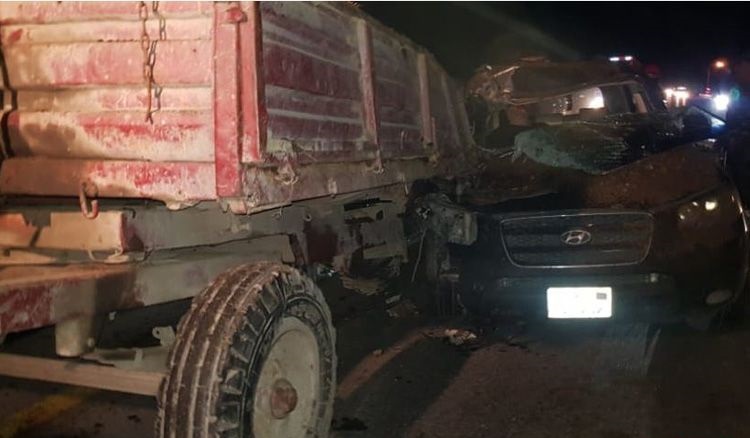 Ucarda ağır qəza Gəncə istiqamətində tıxac yaratdı