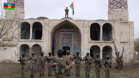 Ordumuz Ağdama Azərbaycan Bayrağını sancdı - FOTO+VİDEO