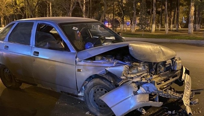 Sumqayıtda iki maşın toqquşdu
