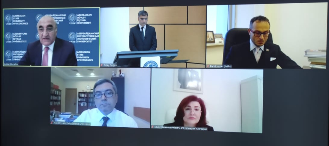 UNEC-də Qarabağın azad edilməsinin Türk Dünyasına iqtisadi təsiri müzakirə olunub - VİDEO