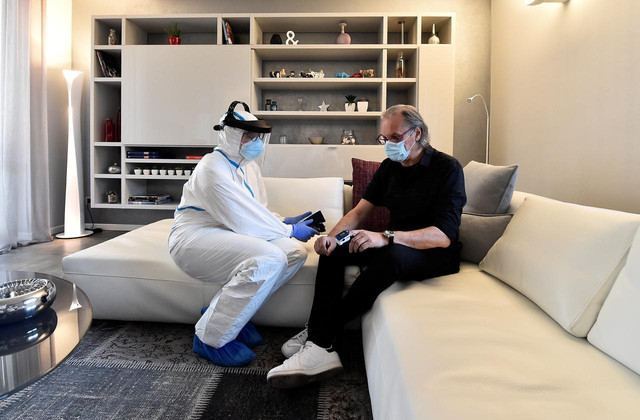 Evdə müalicə alan koronavirus xəstələrinin sayı AÇIQLANDI