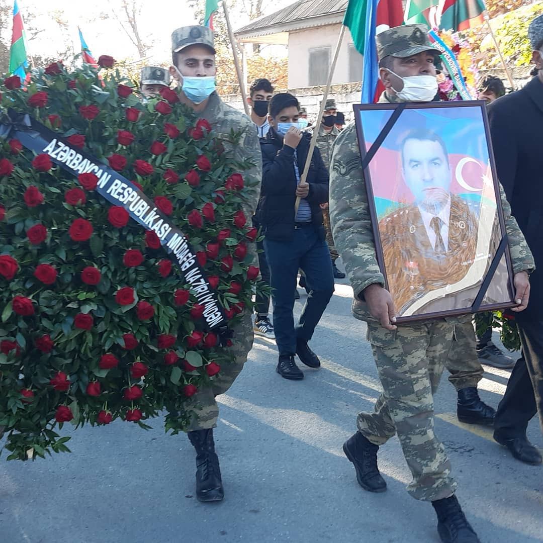 Şəhid polkovnik dəfn olundu - FOTO