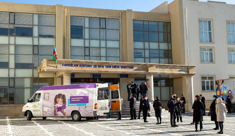 Azercell-in Mobil Göz Klinikası köçkünlər üçün aksiyada iştirak edib