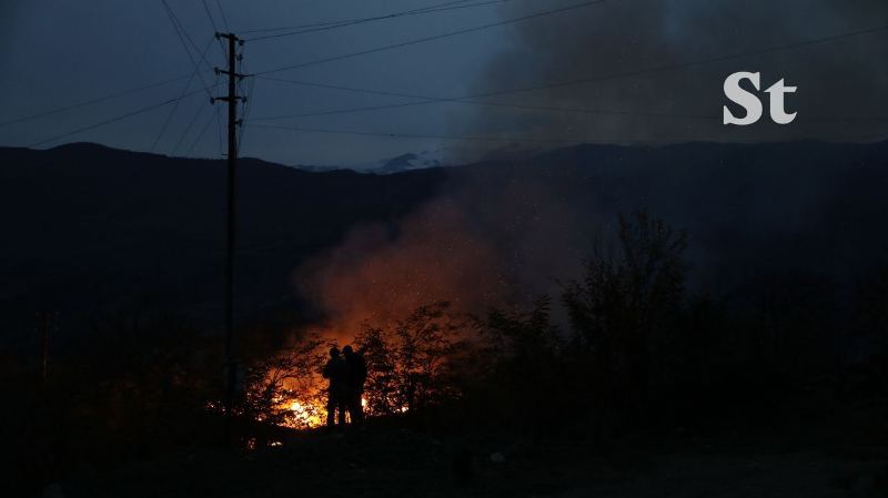 Ermənistan bu dəfə Laçını yandırır - FOTOLAR
