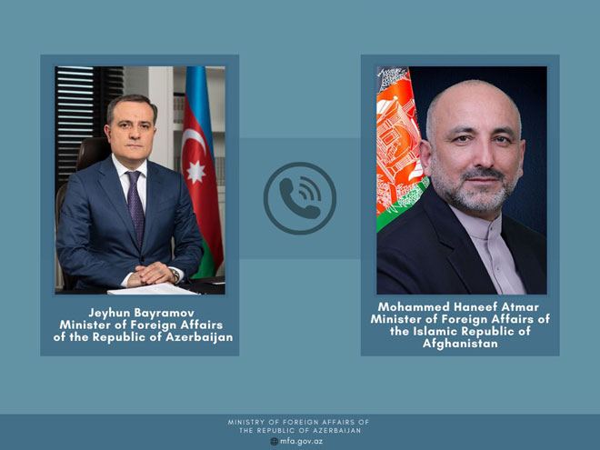 Ceyhun Bayramov əfqanıstanlı həmkarı ilə DANIŞDI