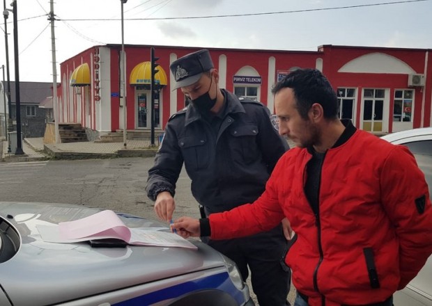 Oğuzda maska taxmayanlar cərimələndi