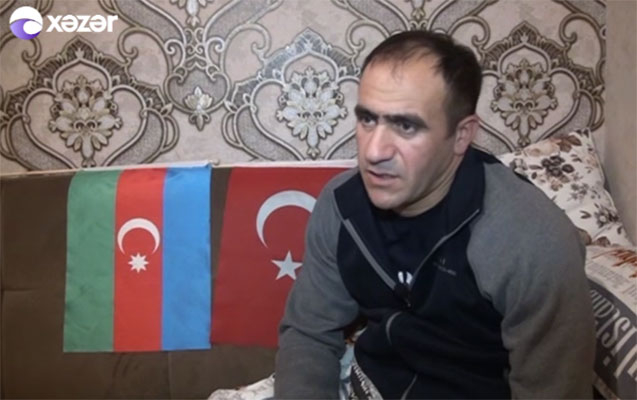 Şuşanın azad olunmasını Prezidentə məruzə edən mayor Zaur Rəhimov -VİDEO