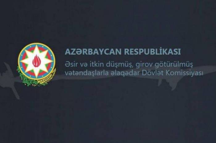 Dövlət Komissiyası hərbi əsirlərlə bağlı məlumat YAYDI