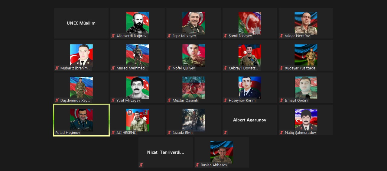 UNEC tələbələri Qarabağ şəhidlərini belə yad etdi: Davamçılarınızıq!