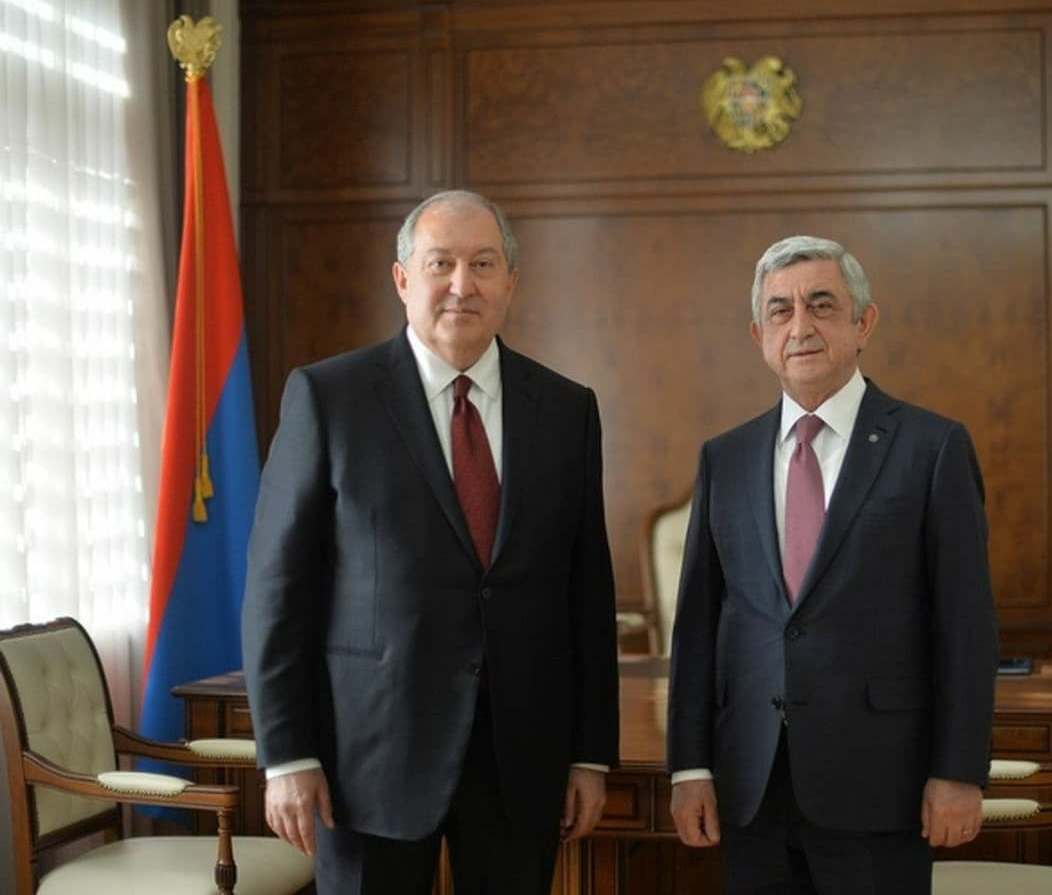 Serj Sarkisyan Ermənistan prezidenti ilə görüşdü