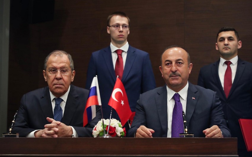 Çavuşoğlu və Lavrov arasında Qarabağ MÜZAKİRƏSİ