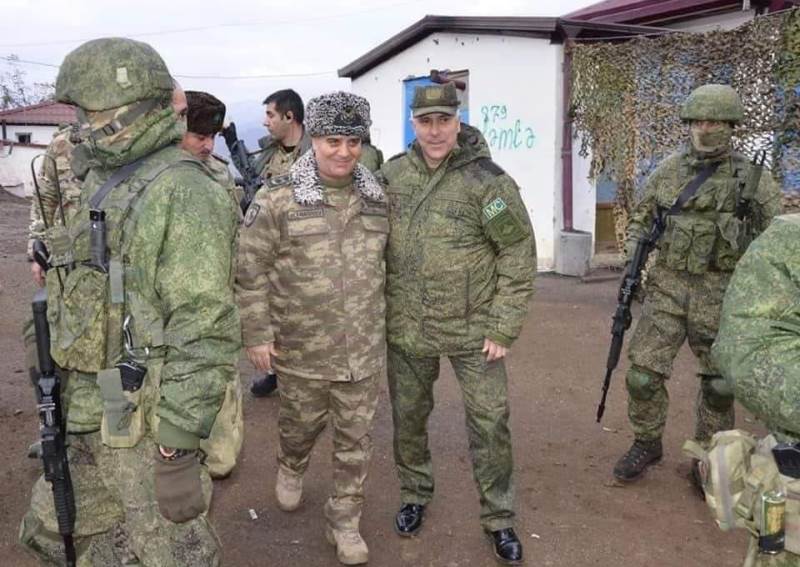 Əli Nağıyev Rusiya sülhməramlılarının komandanı ilə - FOTOLAR 