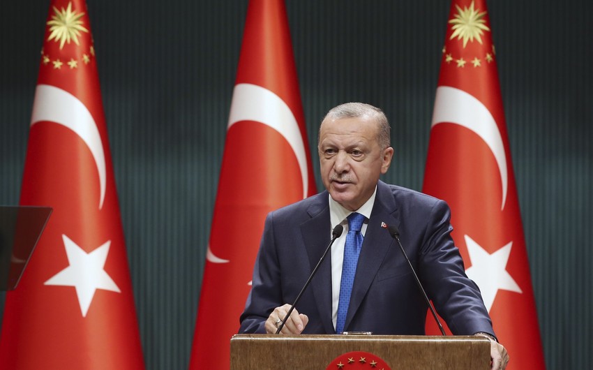 Ərdoğan Azərbaycana səfər öncəsi mətbuat konfransı keçirdi