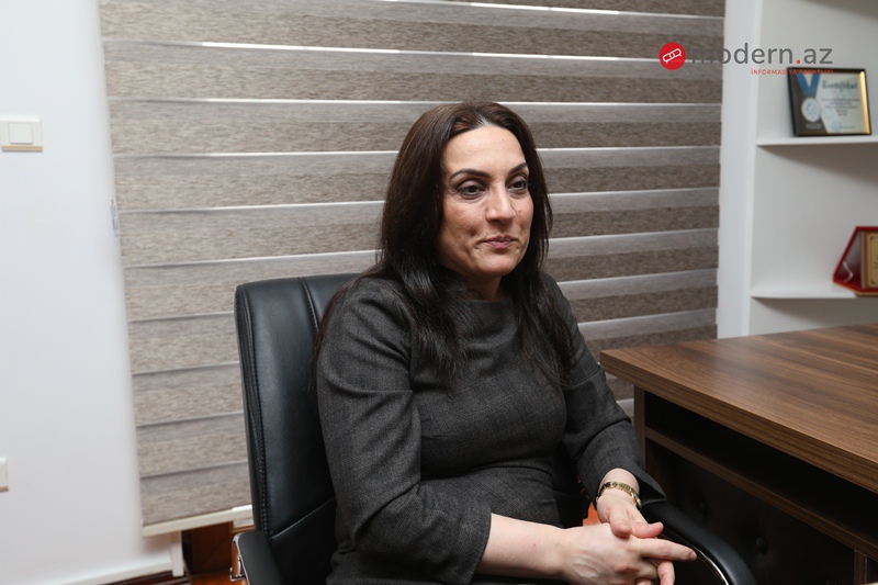 Şəhidlərin hamilə xanımları dövlətin nəzarətindədir - Sevinc Orucova