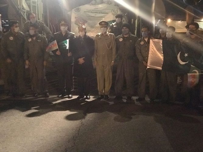 Pakistandan Azərbaycana yardım gəldi - FOTO