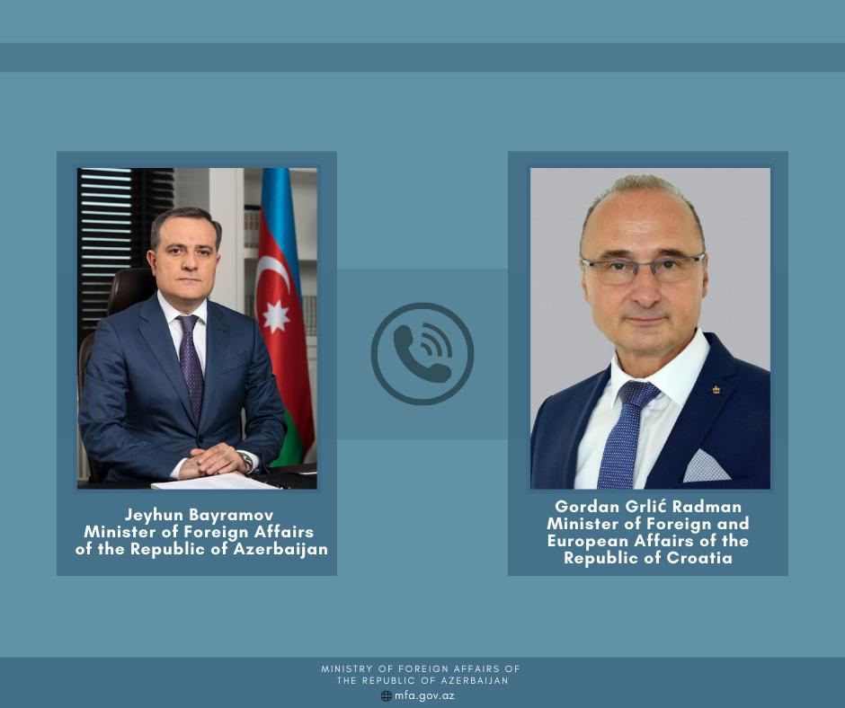 Ceyhun Bayramovla xorvatiyalı həmkarı ilə Vətən müharibəsindən DANIŞDI