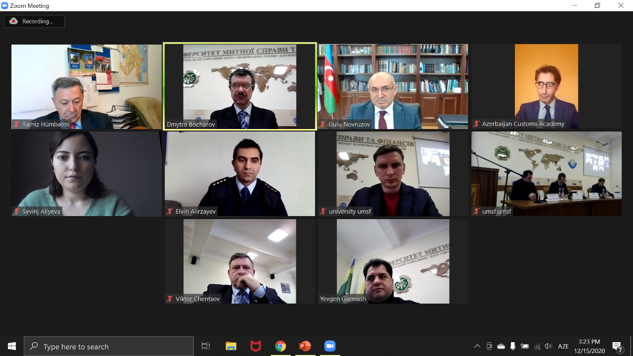 Gömrük Akademiyası Ukrayna Gömrük və Maliyyə Universiteti ilə müqaviləsi imzaladı