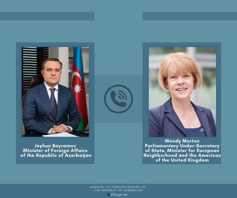 Ceyhun Bayramov britaniyalı nazirlə müzakirələr apardı