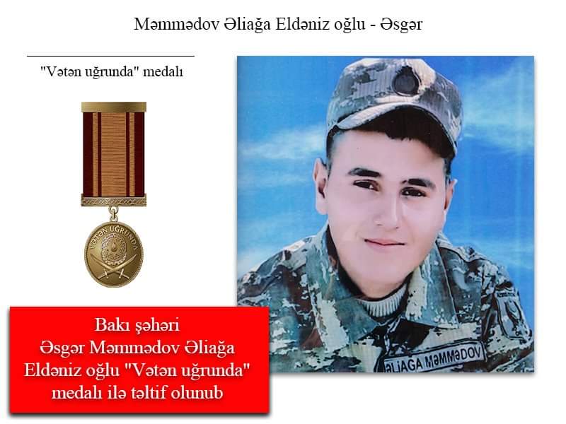 Musiqili Teatrın əməkdaşı “Vətən uğrunda” medalına layiq görüldü