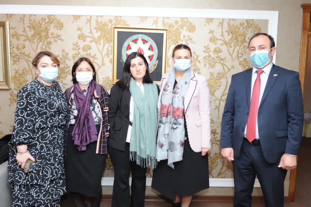Qənirə Paşayeva Şəhid Cəbrayıl Dövlətzadənin anası ilə görüşüb - FOTO